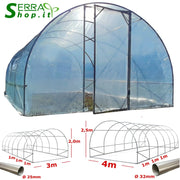 Serra Easy Plus 4x9m con copertura PE 200MC
