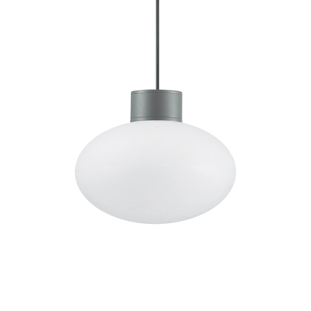 Sospensione Moderna Clio Alluminio Antracite 1 Luce E27