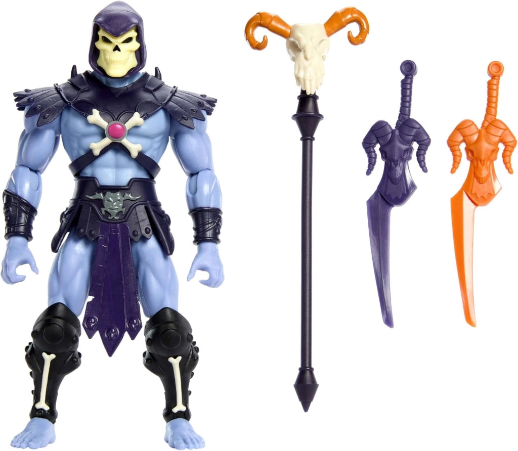 Masters of the Universe Origins - Skeletor 200X Collezione Cartoon, action figure della serie TV MOTU anni `80, design d