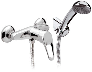 Rubinetto esterno docciacon leva frontale e doccia - serie remix