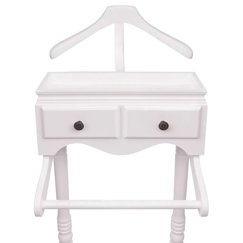 Appendiabiti con Armadietto in Legno Bianco CFW8692695