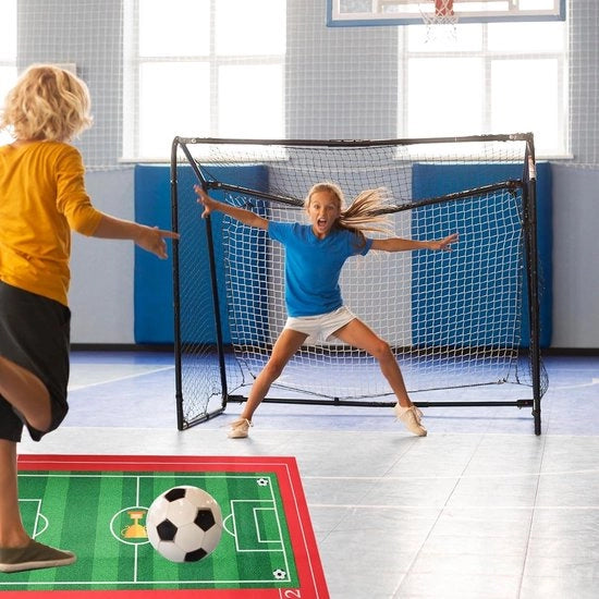 Mat di allenamento con calzettoni, 60 x 90 cm, antiscivolo, assorbimento shock