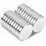 Pacchetto con 20 magneti neodimio, 18 x 3 mm piccoli magneti extra forti, magneti per lavagne magnetiche, forte magnetico rotondo per frigorifero, lavagna bianca, ufficio di hobby magneti per frigorifero magneti terrestri rari