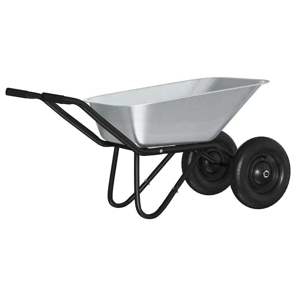 Carriole Argento e Nero 137 x 60 x 65,5 cm Acciaio CFW8757346