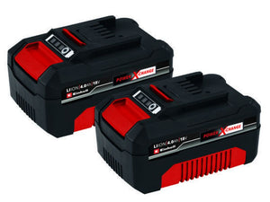 Kit 2 batterie Einhell PXC 18V 4,0 Ah sistema Power X-Change