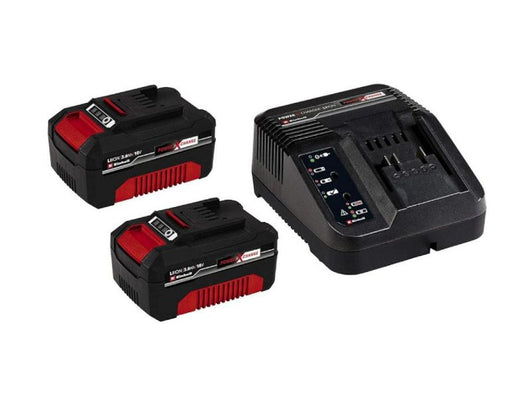 2 batterie 18V 3.0Ah e carica veloce Starter Kit Einhell Power X-Change