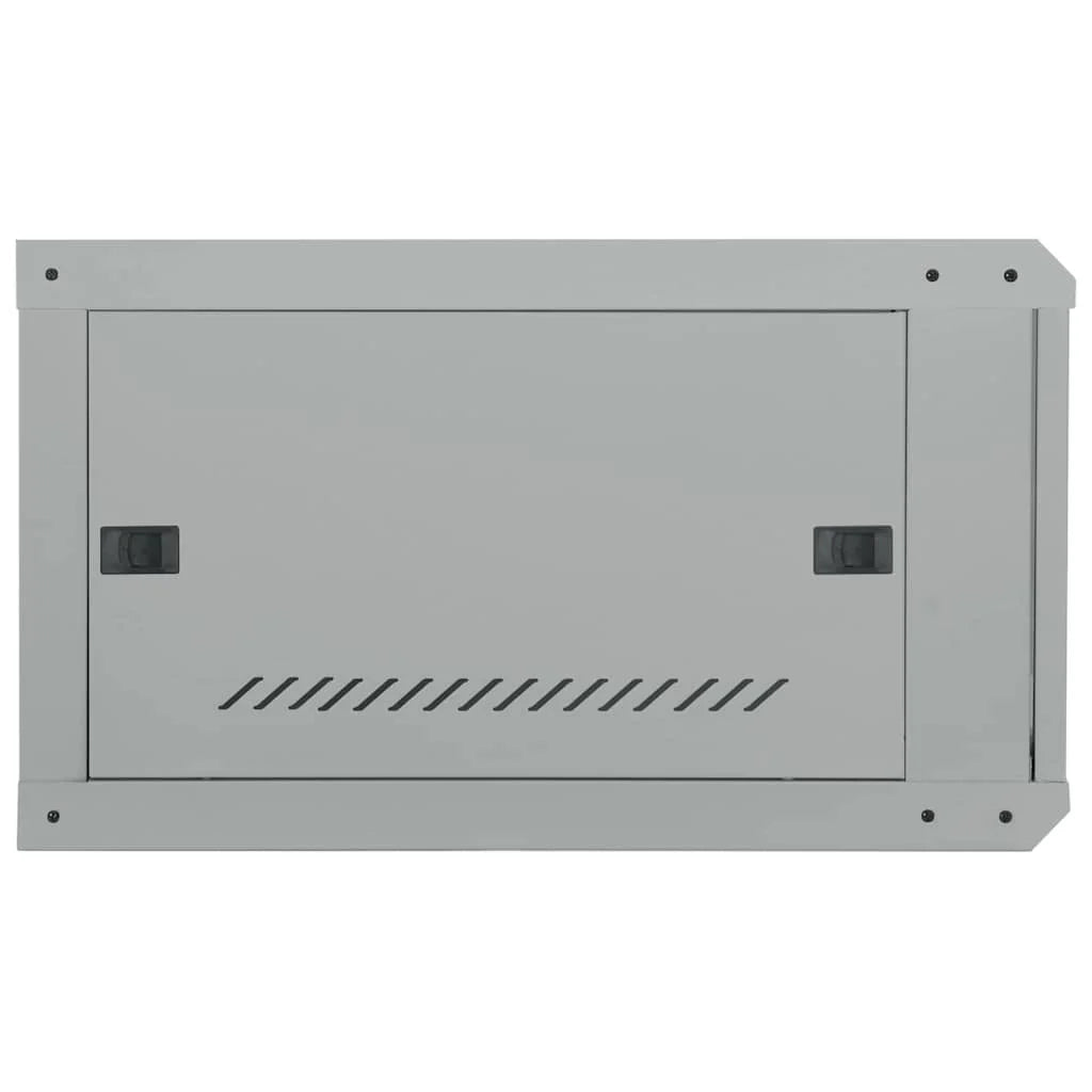 Armadio di rete a parete dal design industriale per interni 53 x 60 x 30 cm acciaio grigio 02_0059079