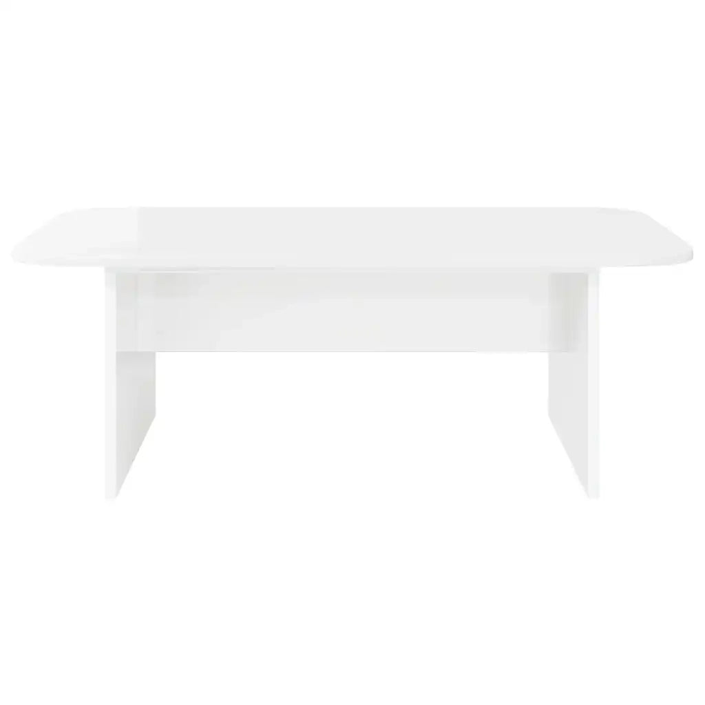 Tavolino da salotto Bianco Lucido 93 x 53 x 33 cm