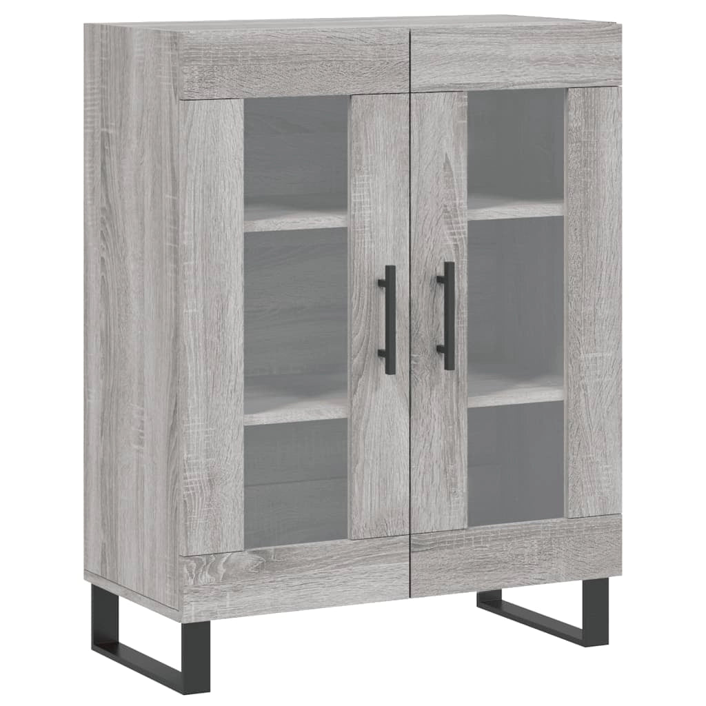 Buffet credenza cassettiera armadio mobile contenitore organizer cucina soggiorno Sonoma 69,5 x 34 x 90 cm legno ingegnerizzato grigio 02_0036444