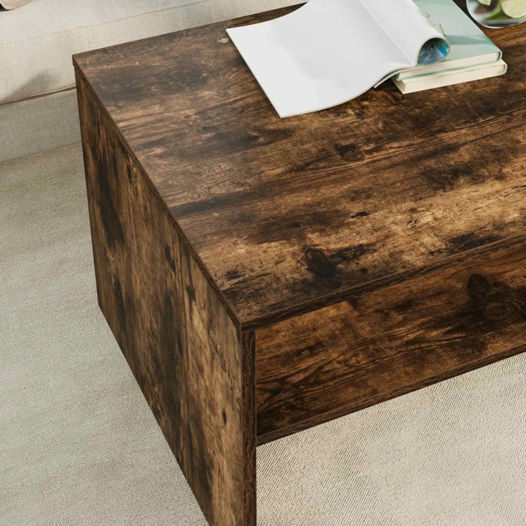Tavolino da salotto Rovere fumé 80 x 50 x 40 cm 8000280