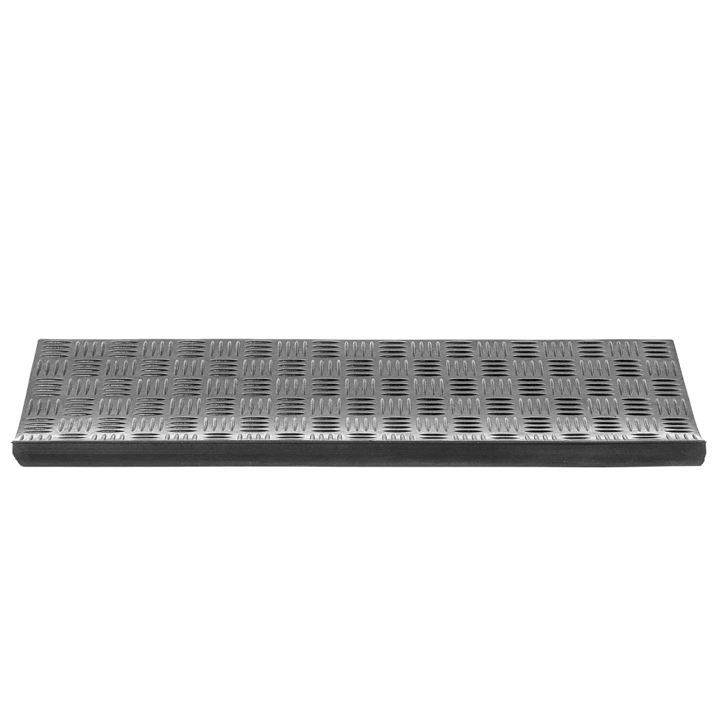 Tappetino per scale in gomma KADAX con bordo traforato, 75 cm, per esterni.