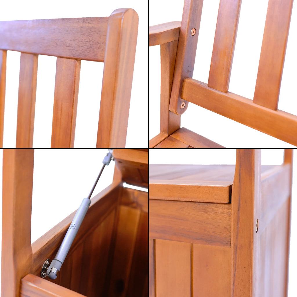 Cassapanca da Giardino Avezzano in Legno di Acacia Certificato FSC® [en.casa]