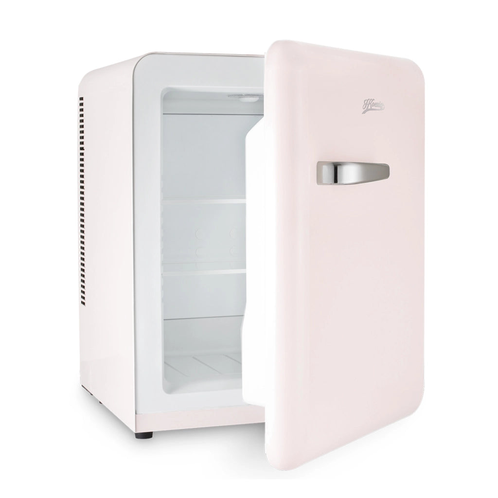 Minibar vintage 31L TOAD6 di H.Koenig rosa pastello