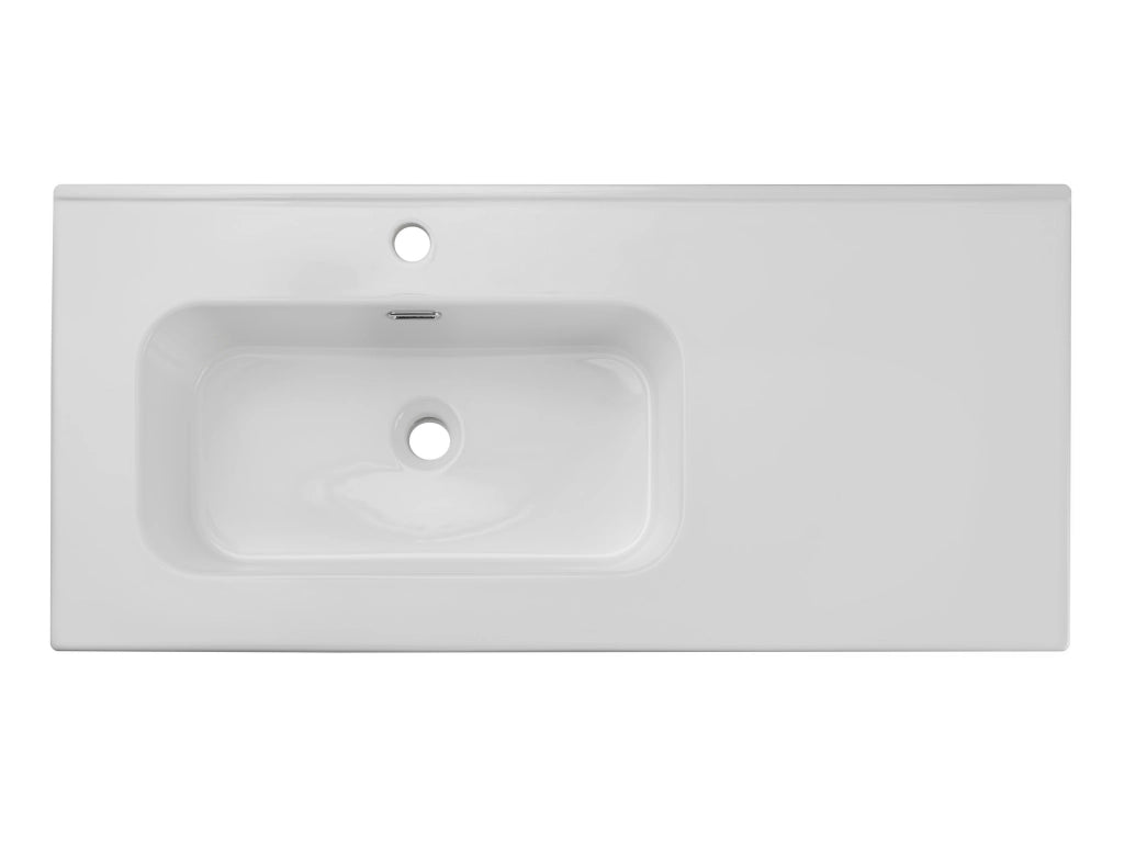 Lavabo per mobile a una vasca 100 cm con piano ceramicznym Lavabi per mobile 101 x 17 x 46 cm