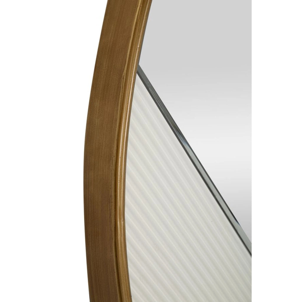 Specchio con Cornice VKH486, Bianco, Metallo, 80x4x80 cm