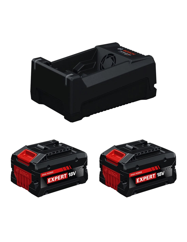 Power Set BOSCH (2 x EXBA18V-55 + GAL12V/18V-80)