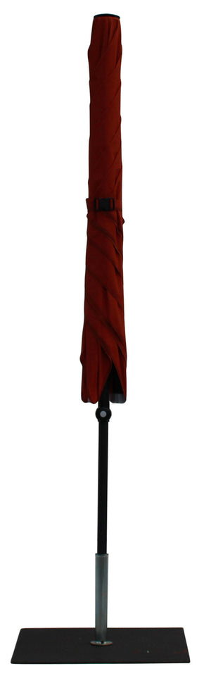 Ombrellone da Giardino 2x2 m Palo Ø38 mm in Alluminio Tessuto Olefin Trend Terracotta