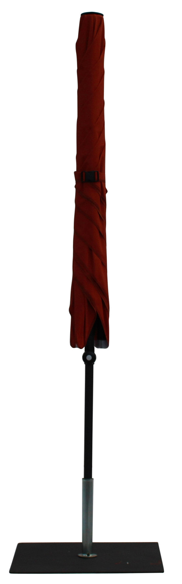 Ombrellone da Giardino 2x2 m Palo Ø38 mm in Alluminio Tessuto Olefin Trend Terracotta