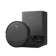 Ecovacs DEEBOT T90 PRO OMNI Robot aspirapolvere lavapavimenti, 30.000 Pa, ricarica PowerBoost, OZMO ROLLER 3.0 con TruEdge 3.0, erogazione automatica della soluzione detergente, AGENTE YIKO AI, Nero
