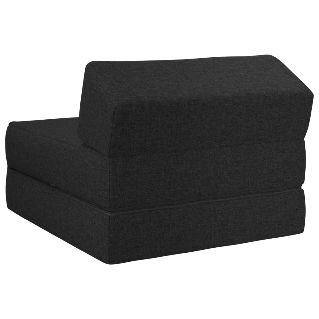 Divano Letto Pieghevole Nero 60 x 70 x 41 cm Tessuto