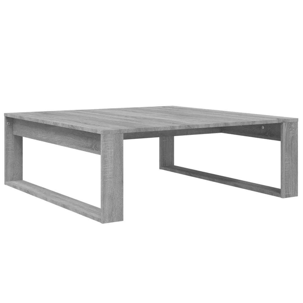 Tavolino Salotto Grigio Sonoma 100x100x35 cm Legno Multistrato cod mxl 27365