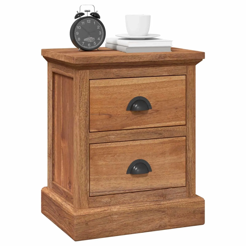Comodino Naturale 40 x 30 x 50 cm Legno di teak solido