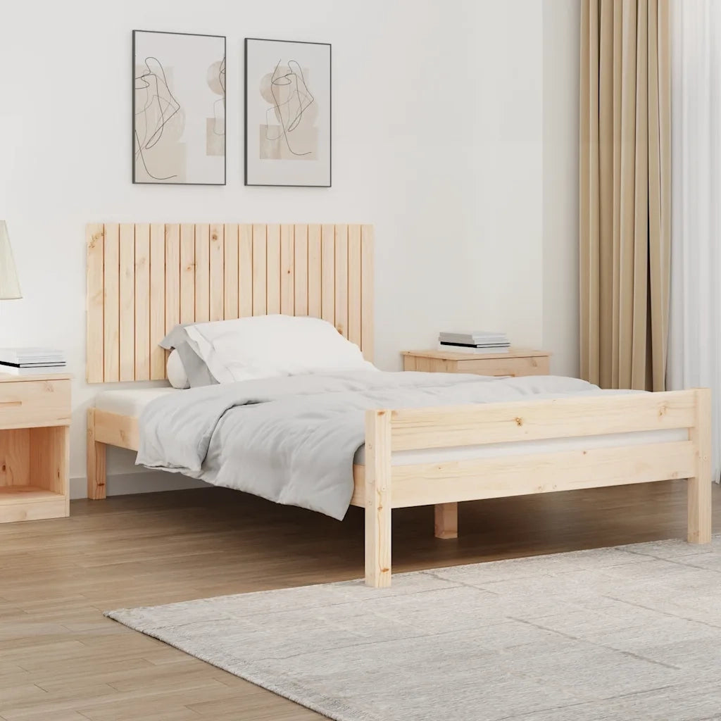 Testiera | Testata da Parete 127,5x3x60 cm in Legno Massello di Pino