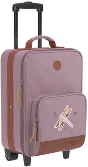 Carrello per bambini con cinghie per pacchi - Bagaglio per bambini - Impermeabile - Manubrio regolabile - Tasca per scarpe e asciugamani - Dimensioni 29,5x19,5x46 cm - Bagaglio per bambini