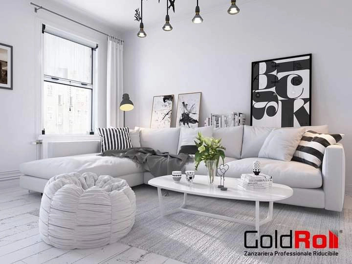 Zanzariera a Rullo Riducibile  80 x 160 Bianco 9010