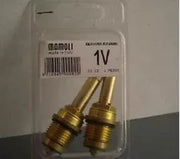 Coppia ricambio vitone mamoli 1V Passo 1/2 broccia diam. 10, altezza asta h 34 mm
