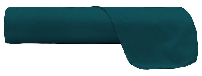 Lenzuolo Sopra in Tinta Unita Verde Petrolio Singolo