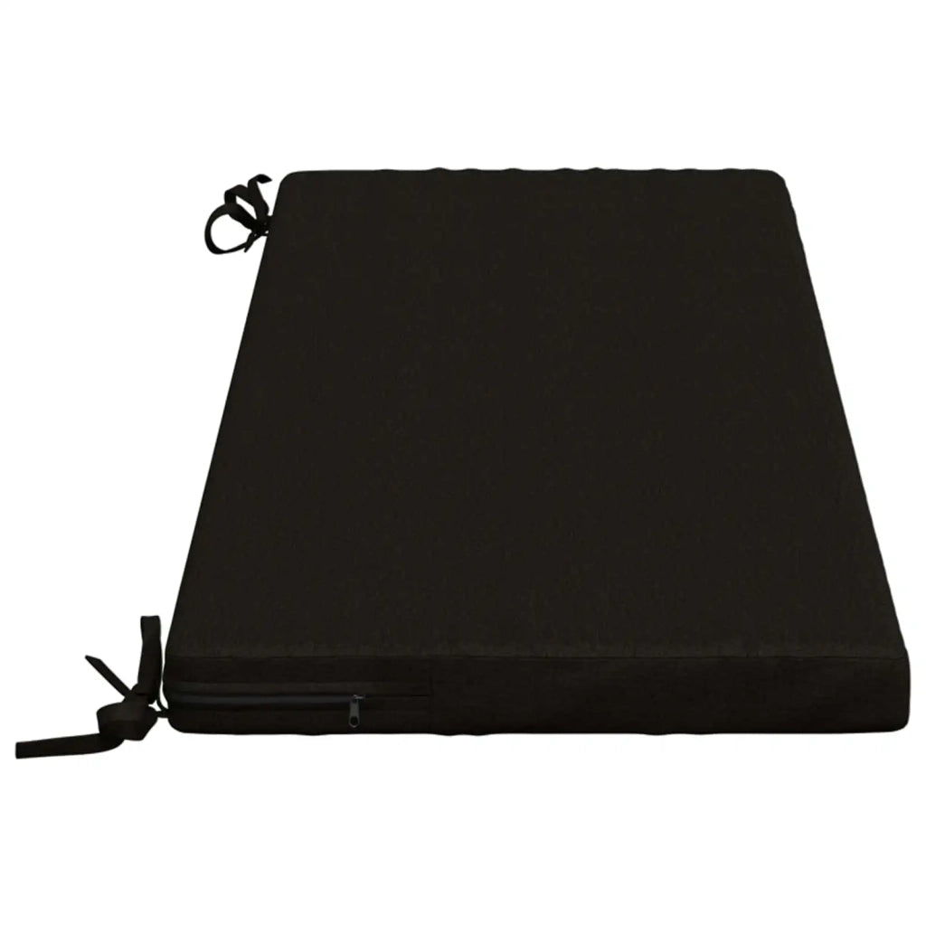 Cuscini per Panchina a 2 Pezzi SOEST 2 pz 100% Poliestere Nero 948863