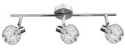 Candellux Collar 93-13668 plafoniera 3 luci G9 cromo