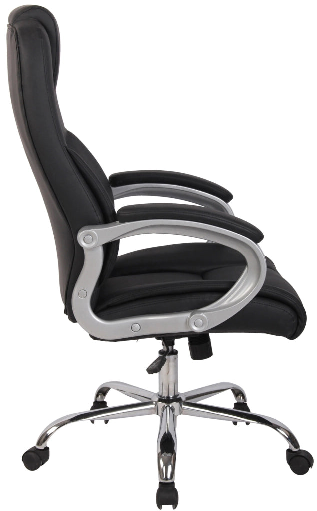 Sedia da ufficio BIG Apoll in similpelle nero