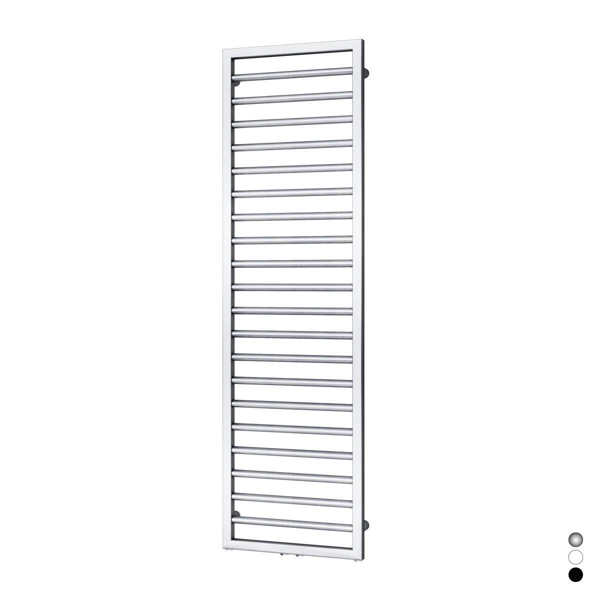 Termoarredo Zehnder Subway nero opaco 126x45 cm