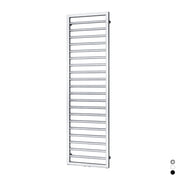 Termoarredo Zehnder Subway nero opaco 126x45 cm