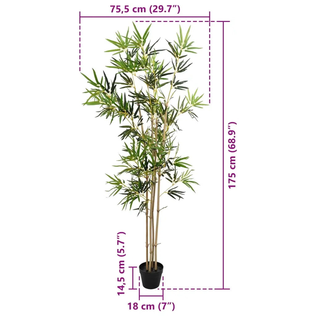 Albero di Bamb¨´ Verde 75,5 x 18 x 175 cm Tessuto e Bamb¨´ CFW8617917