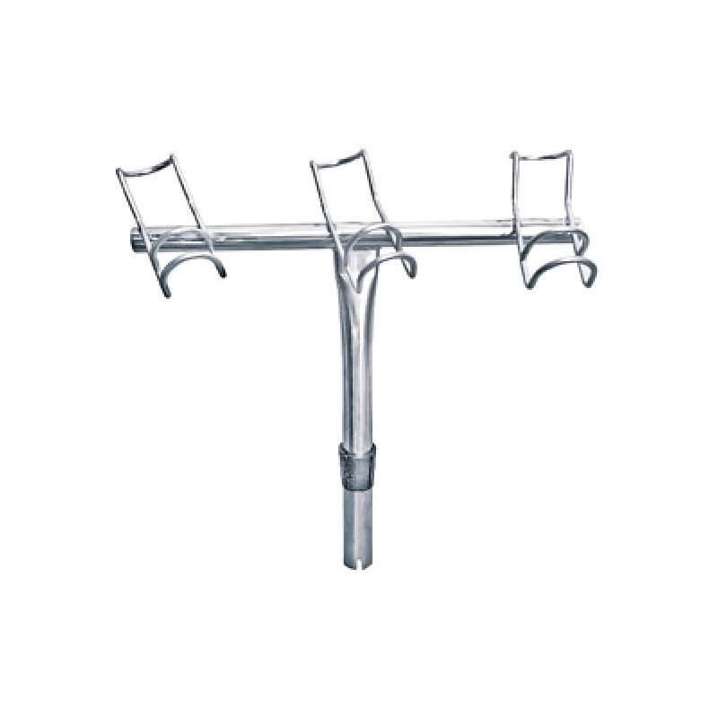 REGGICANNA IN ACCIAIO INOX SX LEFT ROD HOLDER