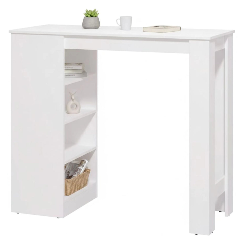 Sedriano, Tavolo Fisso 2 Posti, 120x50x105h cm Bianco