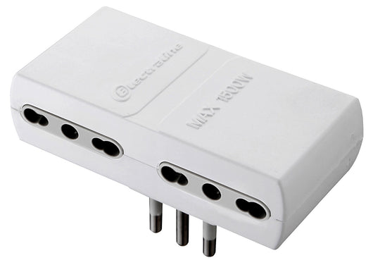 adattatore piatto 16a-4pr-bipasso figura 12 bianco cod:ferx.479