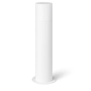 Lampione paletto da giardino esterno in alluminio con attacco E27 IP54 impermeabile moderno Color: Bianco
