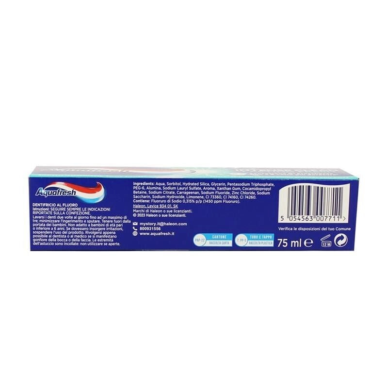 AQUAFRESH SET 6 DENTIFRICI INTENSE CLEAN LASTING FRESH 75 ML L'UNO PRODOTTI PER DENTI