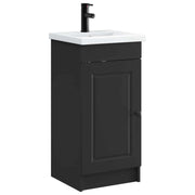 Mobile da bagno con Lavabo | Armadio Lavabo Nero 42 x 40 x 84,5 cm