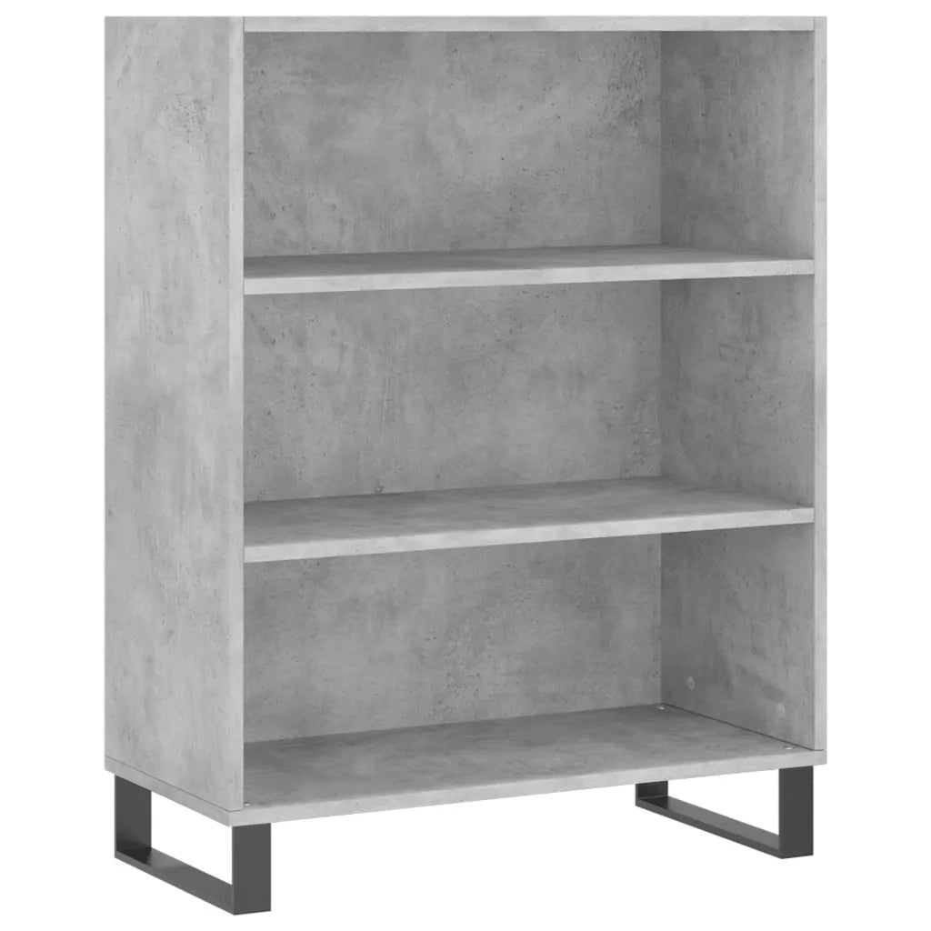 Credenza | Madia | Buffet da pranzo | Armadio da pranzo Grigio Cemento 69,5x34x180 cm in Legno Multistrato