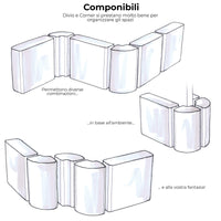 Vaso 90x27x77cm da Esterno in Polietilene Tulli Divio Outdoor Essential 80 Bianco