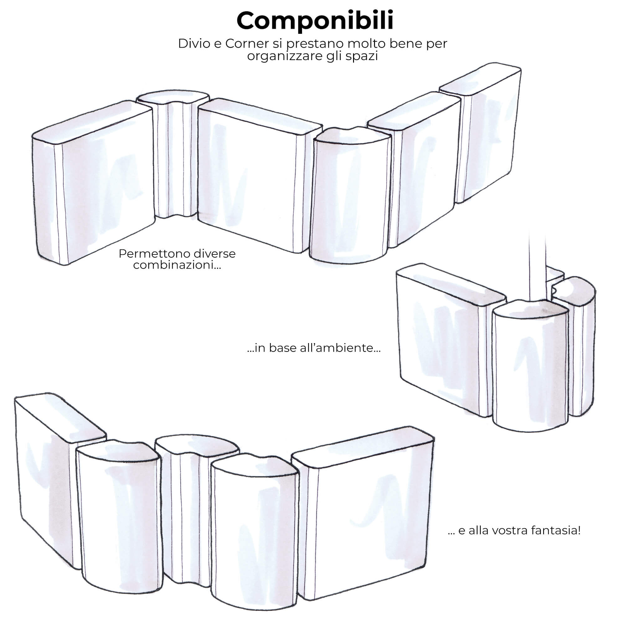 Vaso 90x27x77cm da Esterno in Polietilene Tulli Divio Outdoor Essential 80 Cappuccino