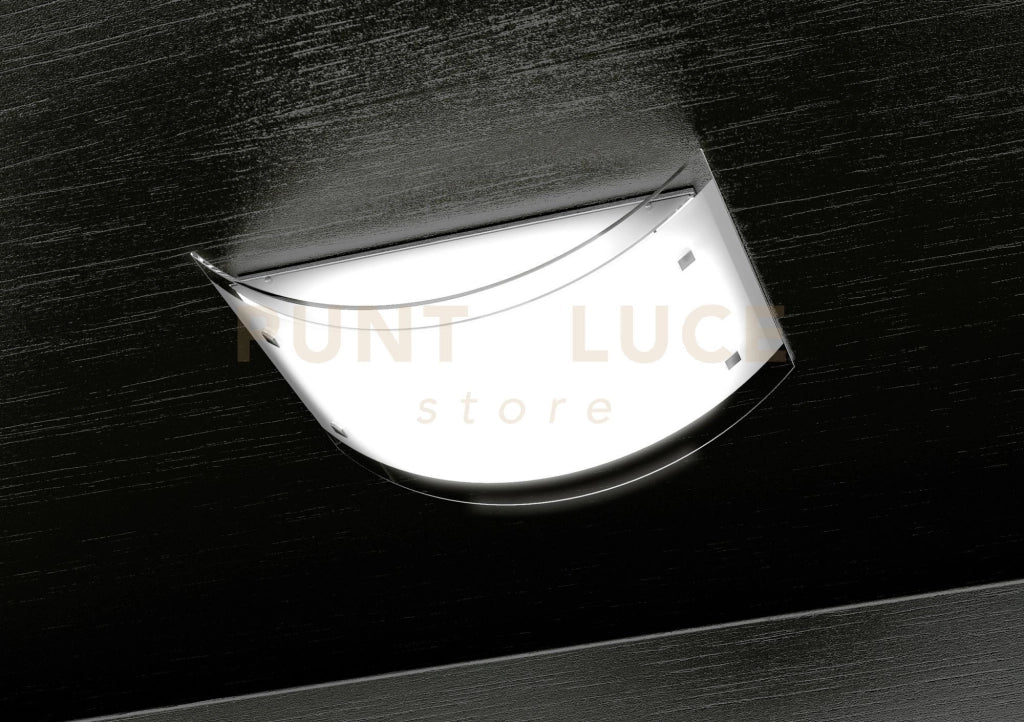 LINEAR PLAFONIERA 45 CM 3 LUCI ATTACCO E27 IN METALLO E VETRO