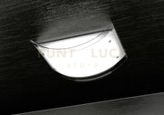 LINEAR PLAFONIERA 45 CM 3 LUCI ATTACCO E27 IN METALLO E VETRO
