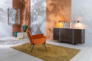 Madia 4 Ante 40x160x85 cm in Ceramica Marmo Andromeda Calacatta Oro