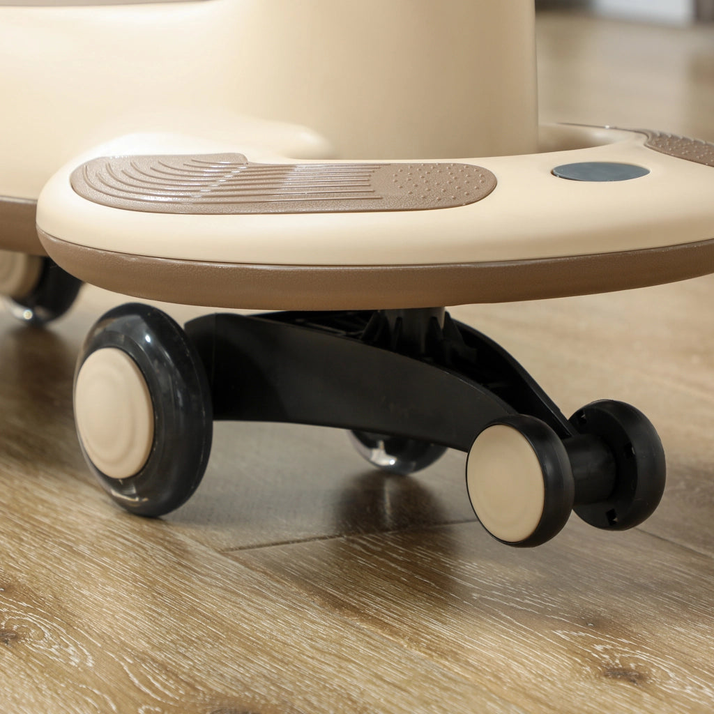Correpasillos Wiggle con corda trazione musica luce e contenitore ¨C zephmum ¨C 69x31x69 cm caqui